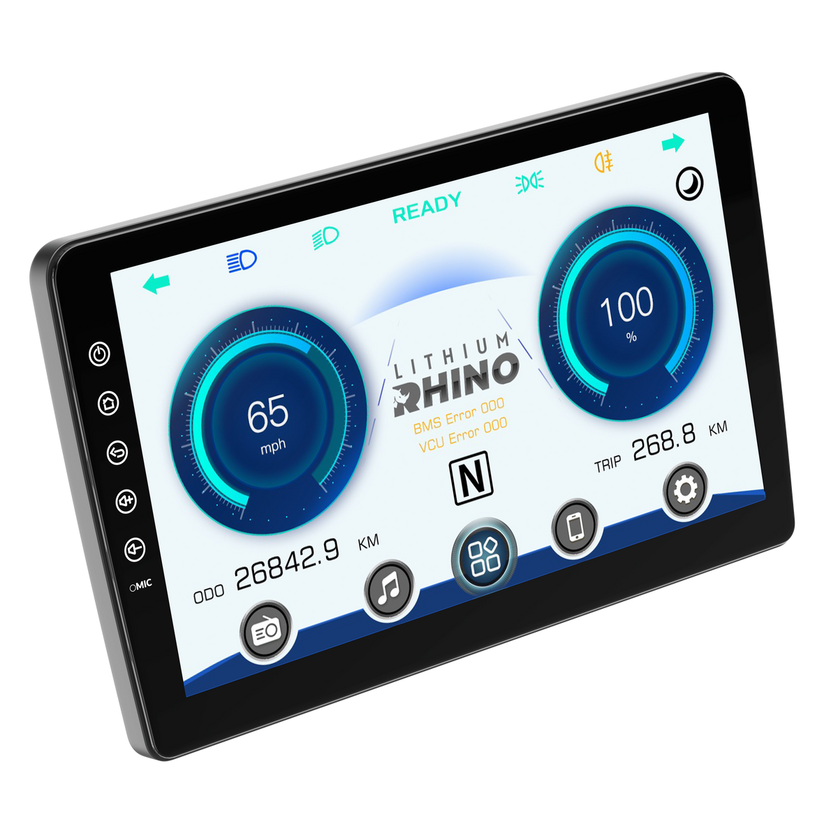 Lithium Rhino 10" Entertainment & Control Touchscreen