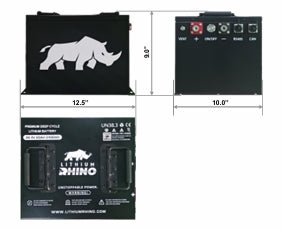 36V 65Ah Lithium Rhino Conversion Kit