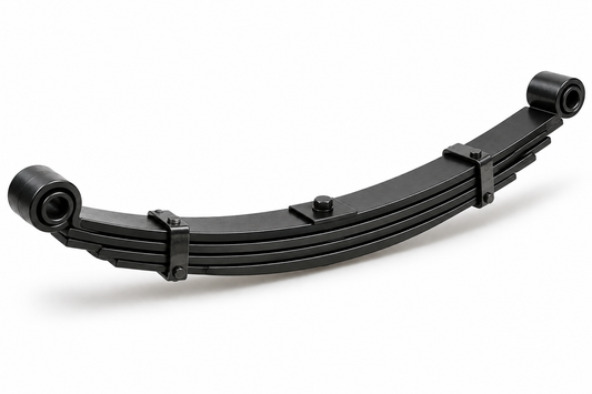 Illustrative AI rendering only: four-leaf heavy duty rear spring SKU 296. Actual product may differ; verify fitment.