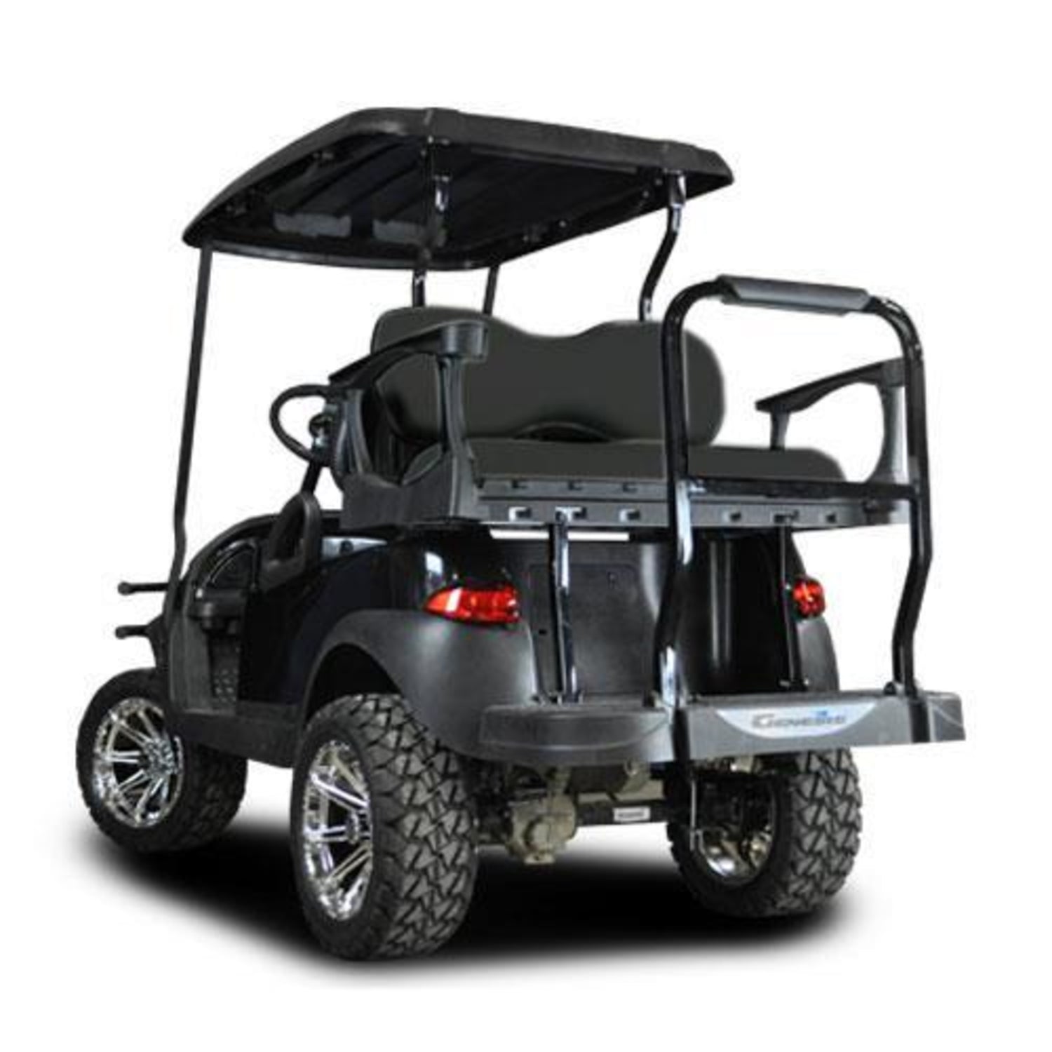 MadJax¬Æ Genesis 300 with Deluxe Black Aluminum Rear Flip Seat - Club Car Precedent 2004-Up