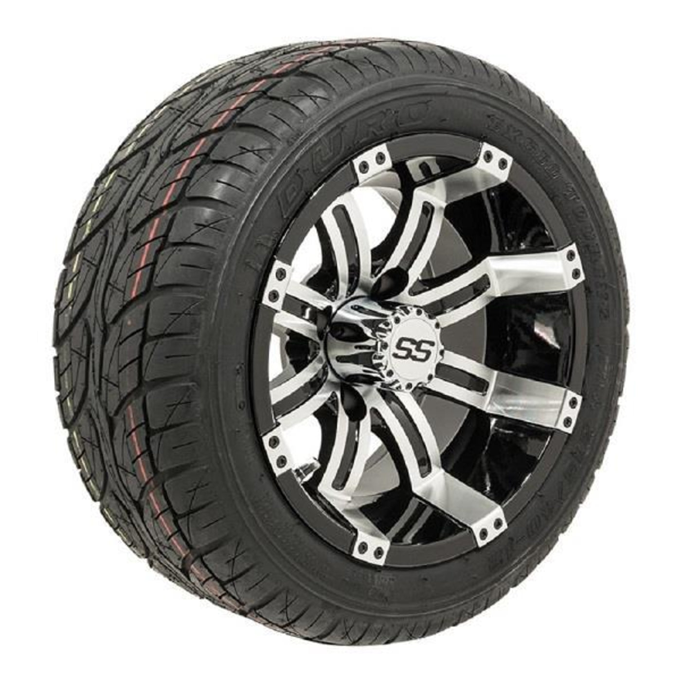 Set of (4) 12 inch GTW¬Æ Tempest Wheels on Lo-Pro Street Tires