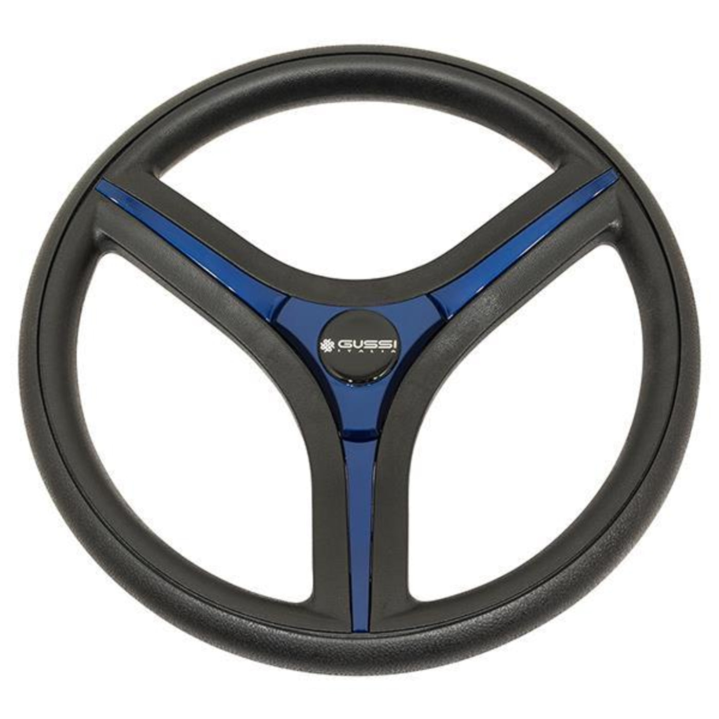 Gussi Italia¬Æ Brenta Black/Blue Steering Wheel Club Car Precedent (Years 2004-Up)