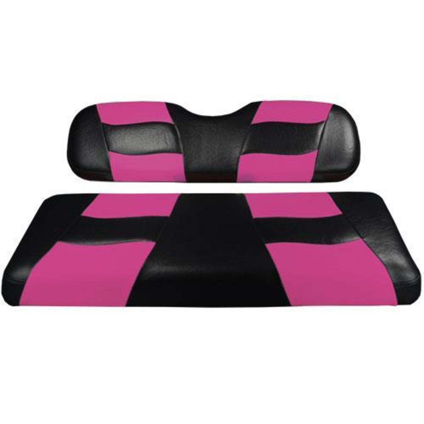 MadJax¬Æ Riptide Black/Pink Two-Tone Yamaha Drive Front Seat Covers (Fits 2008-Up)