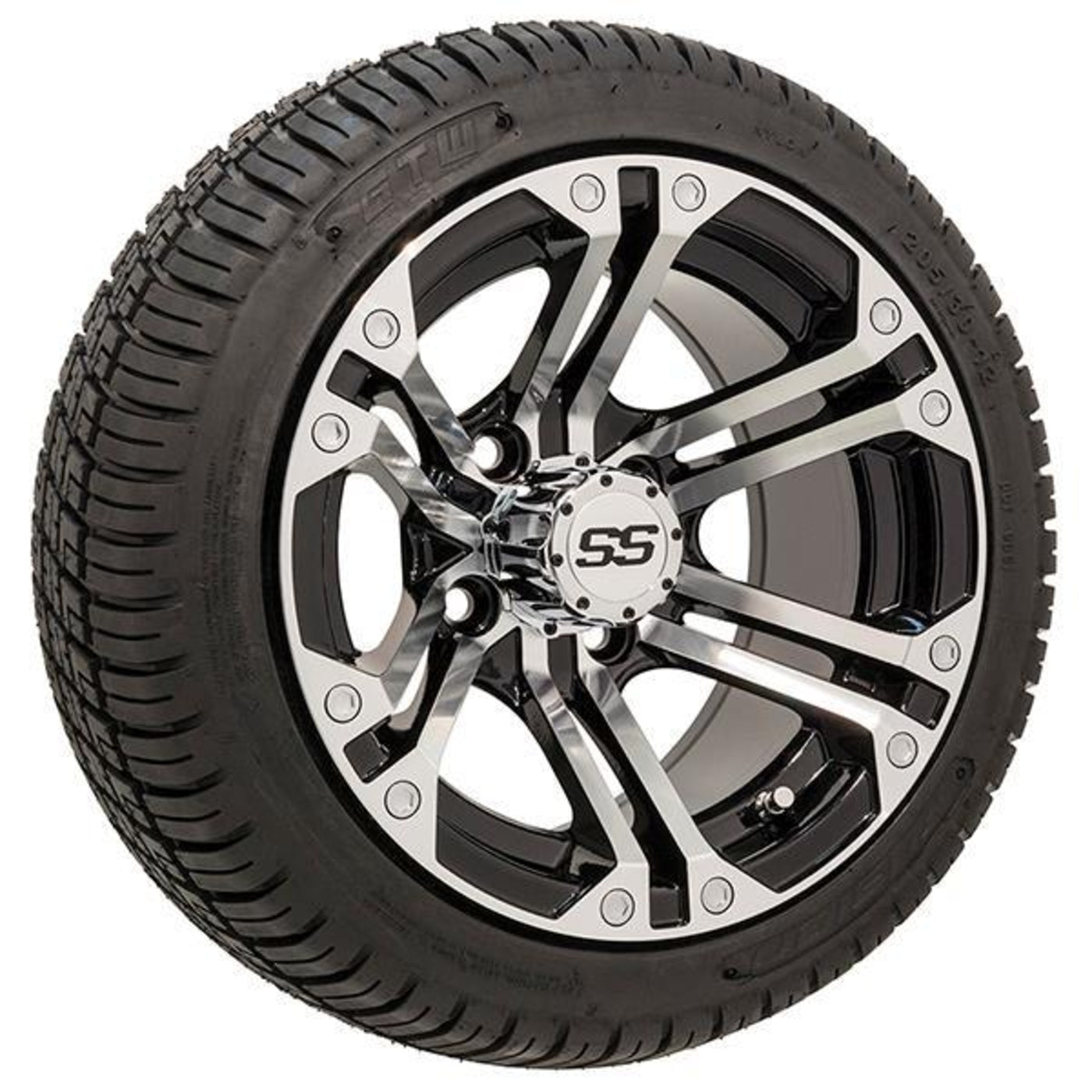 Set Of (4) 12" GTW¬Æ Specter Wheels On GTW¬Æ Fusion Street Tires