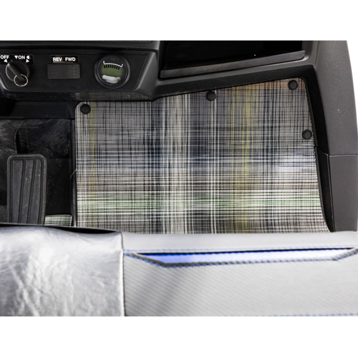 Chilewich¬Æ Premium E-Z-GO TXT Gray Plaid Floor Mat (Years 2001.5-Up)