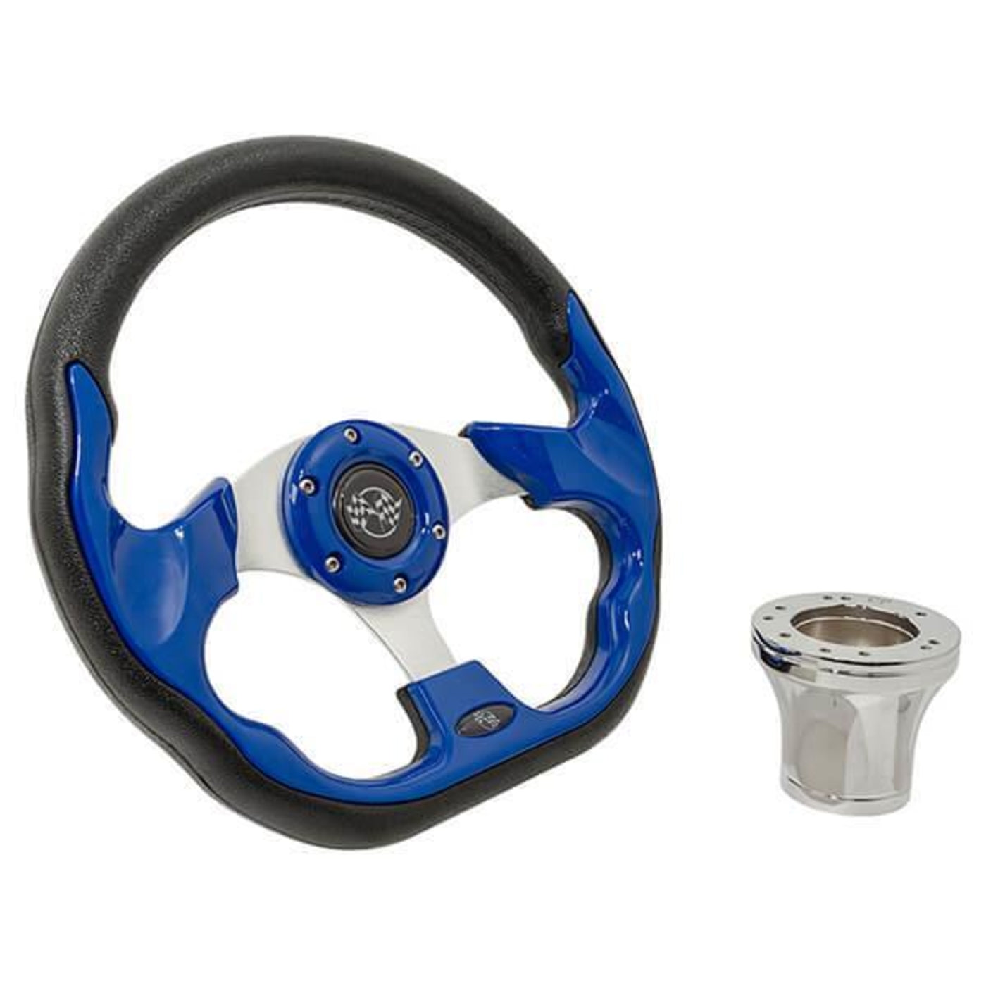 E-Z-GO Blue Racer Steering Wheel Kit (Years 94.5-Up)