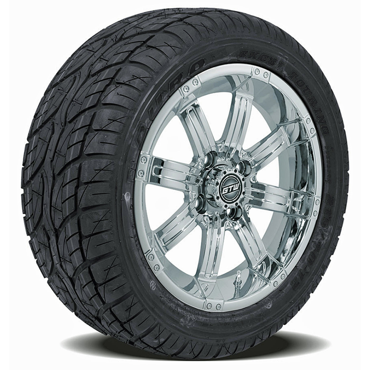 12" GTW Tempest Wheels with Duro Lo-Pro Street Tires