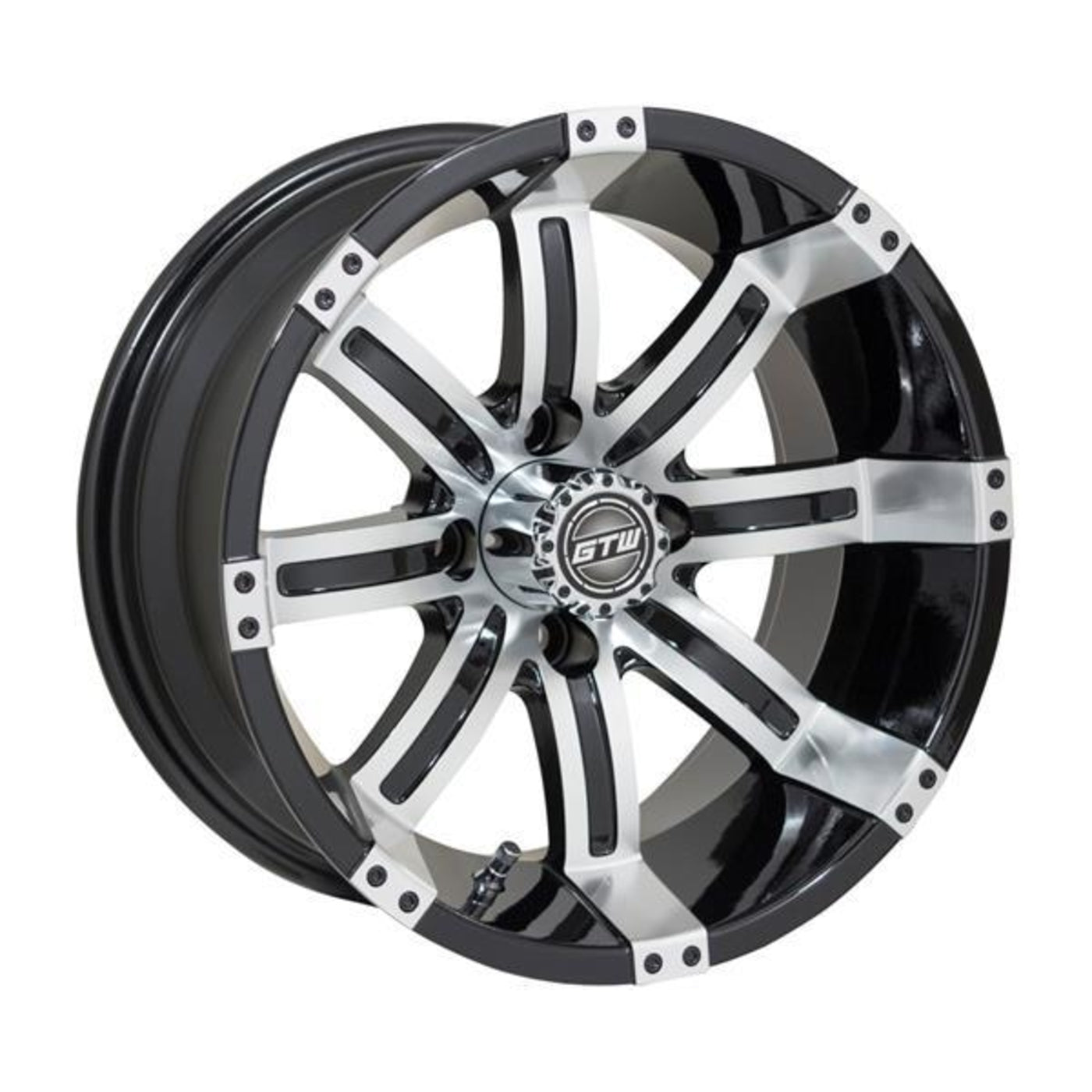 GTW¬Æ Tempest 14" Machined & Black Wheel (3:4 Offset)