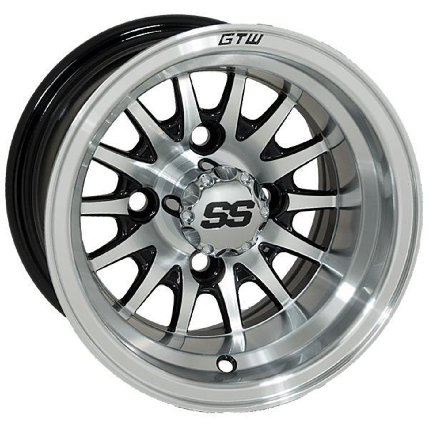 GTW¬Æ Medusa 10x7 Machined & Black Wheel (3:4 Offset)