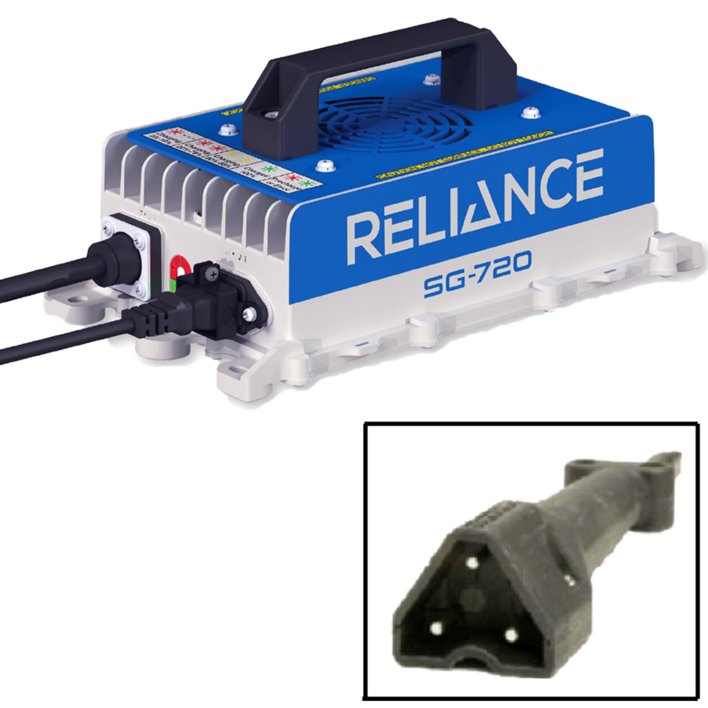 RELIANCE‚Ñ¢ SG-720 High Frequency Industrial E-Z-GO T48/RXV/Express Charger - 48v 3-Pin Paddle