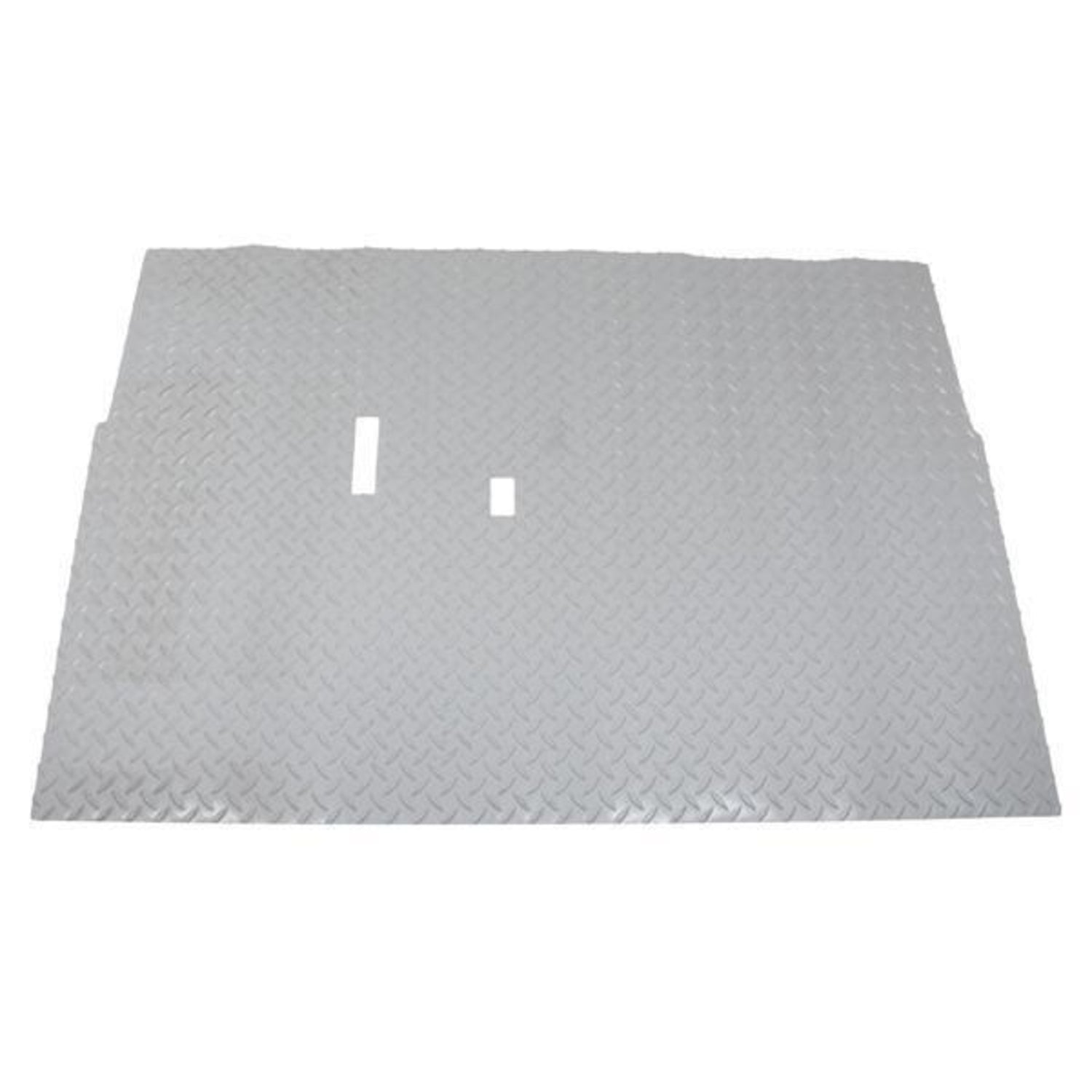 Club Car DS Grey Diamond-Plate Floor Mat (Years 1982-Up)