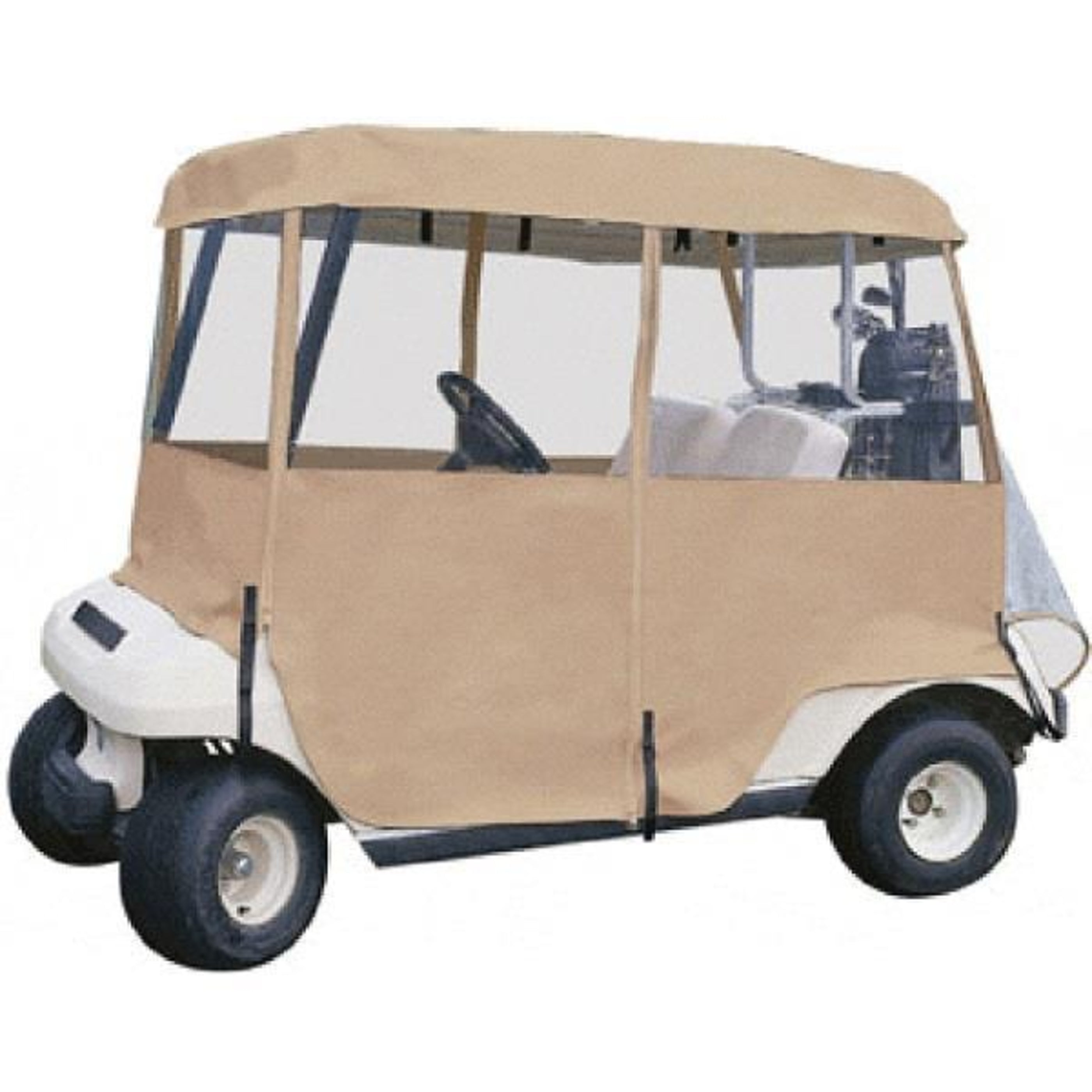 Tan 4-sided 2-Passenger Enclosure (Universal Fit)