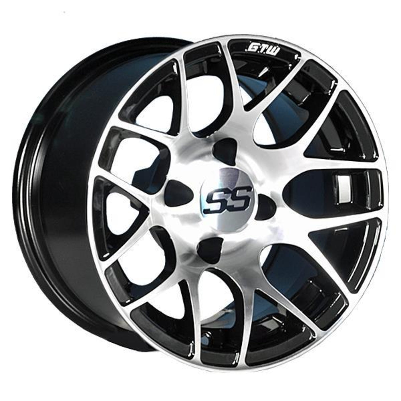 14x7 GTW¬Æ Machined/Black Pursuit Wheel