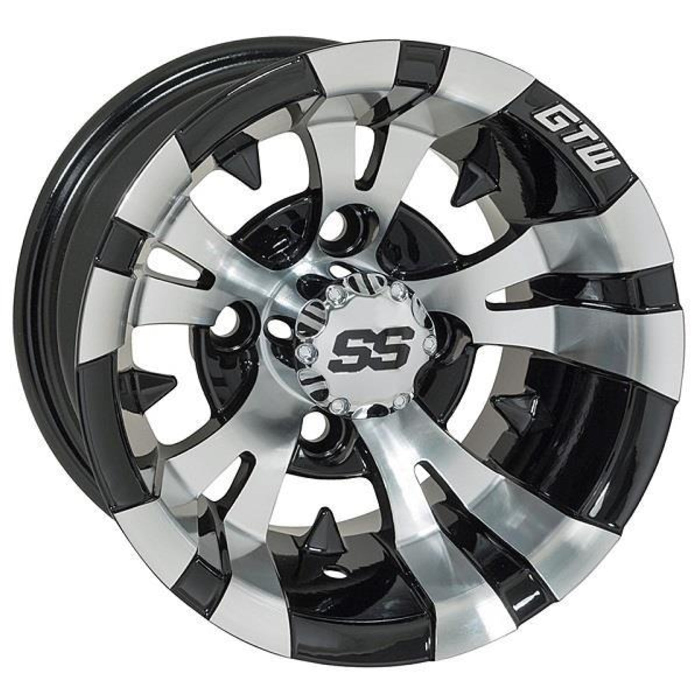 GTW¬Æ Vampire 10x7 Machined & Black Wheel (3:4 Offset)