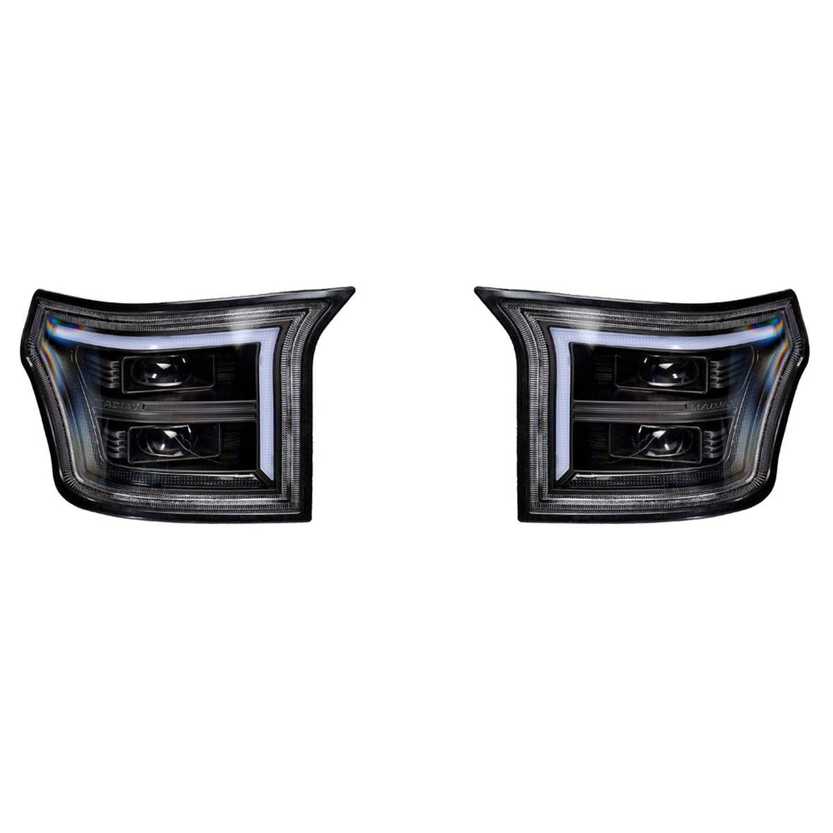Club Car Precedent/Tempo ALPHA Street Body Kit in Black with Ultimate Plus Light Kit