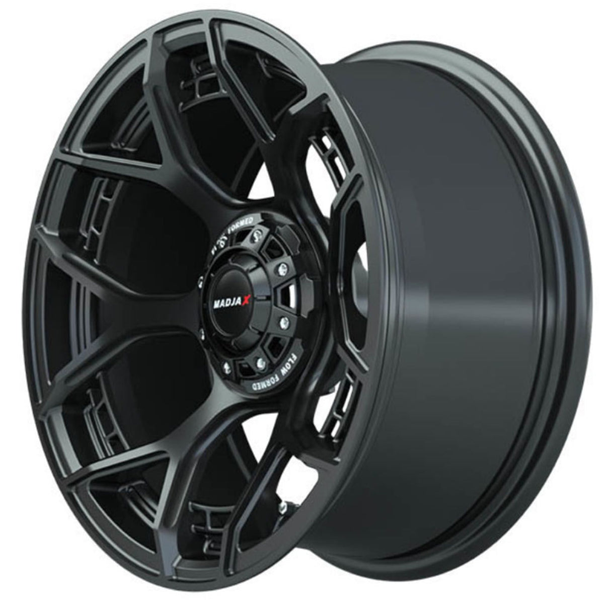 Set of (4) 15&quot; MadJax¬Æ Flow Form Evolution Matte Black Wheels with GTW¬Æ Fusion GTR Street Tires