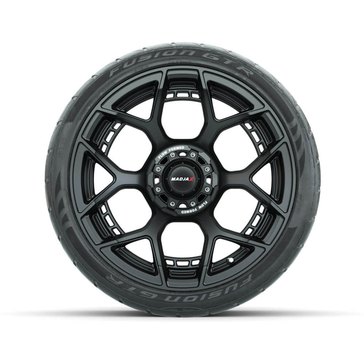 Set of (4) 15&quot; MadJax¬Æ Flow Form Evolution Matte Black Wheels with GTW¬Æ Fusion GTR Street Tires