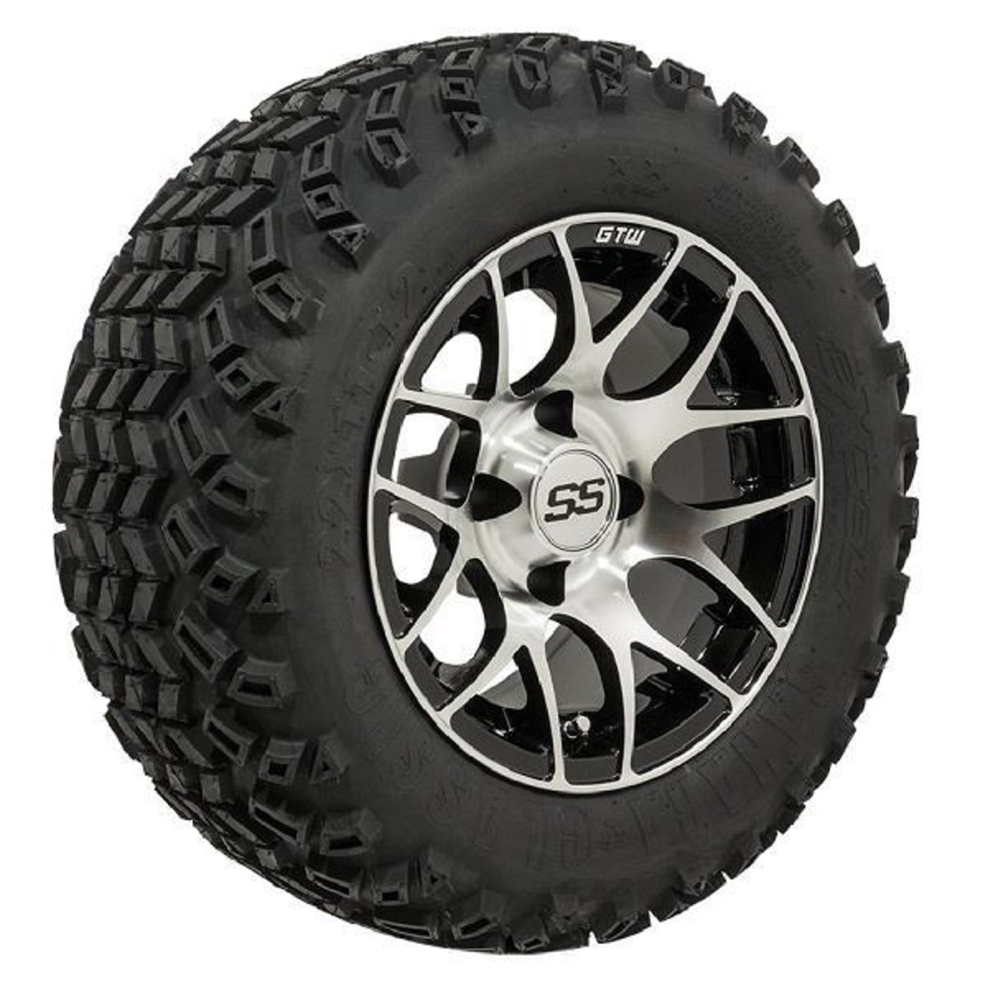 Set of (4) 12 inch GTW¬Æ Pursuit Wheels on A/T Tires