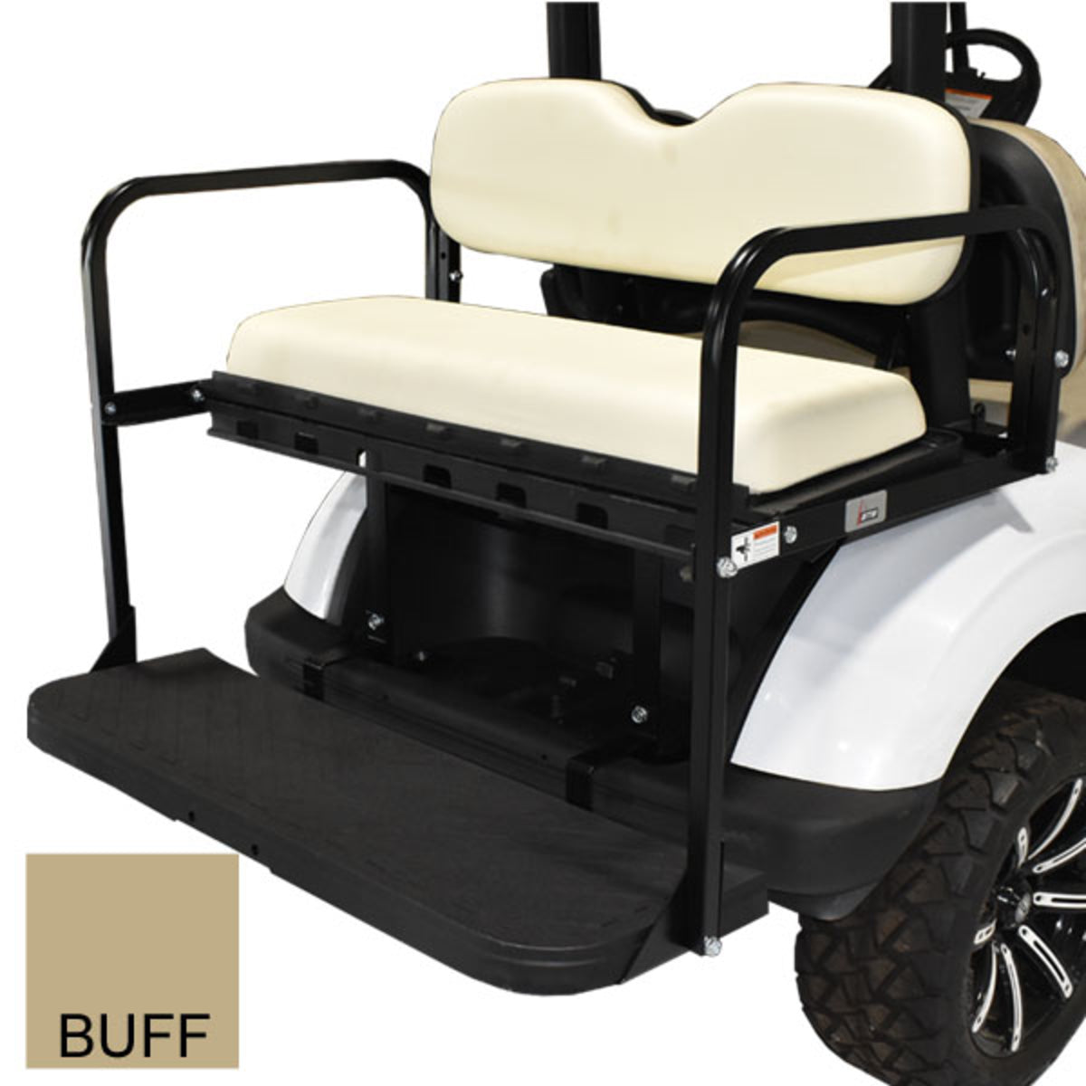 GTW¬Æ MACH3 Rear Flip Seat for Club Car - Buff