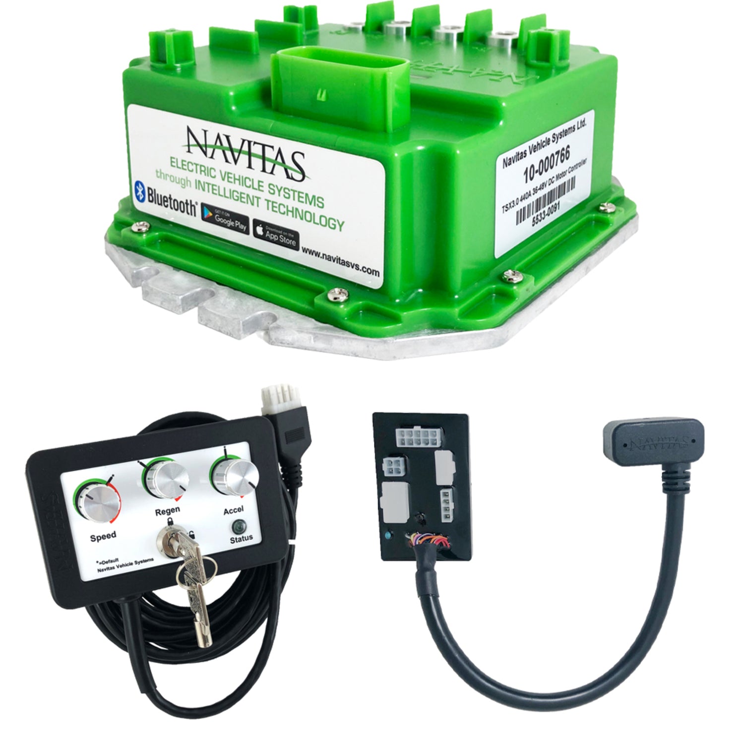 E-Z-GO TXT PDS System Navitas 440-Amp 36-Volt Controller Kit With Bluetooth