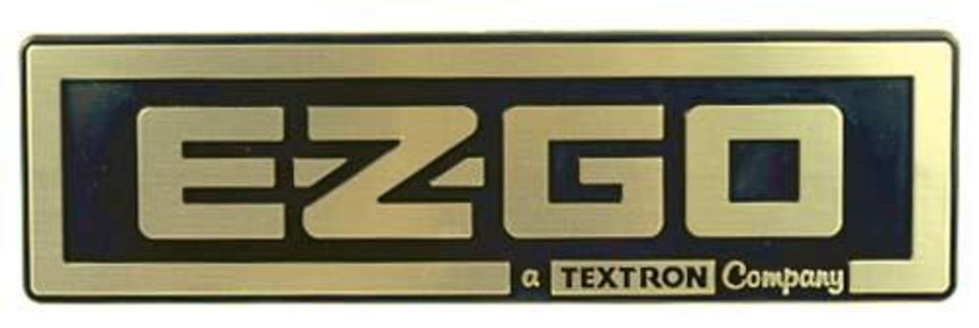 E-Z-GO Medalist / TXT Gold / Black Nameplate (Universal Fit)