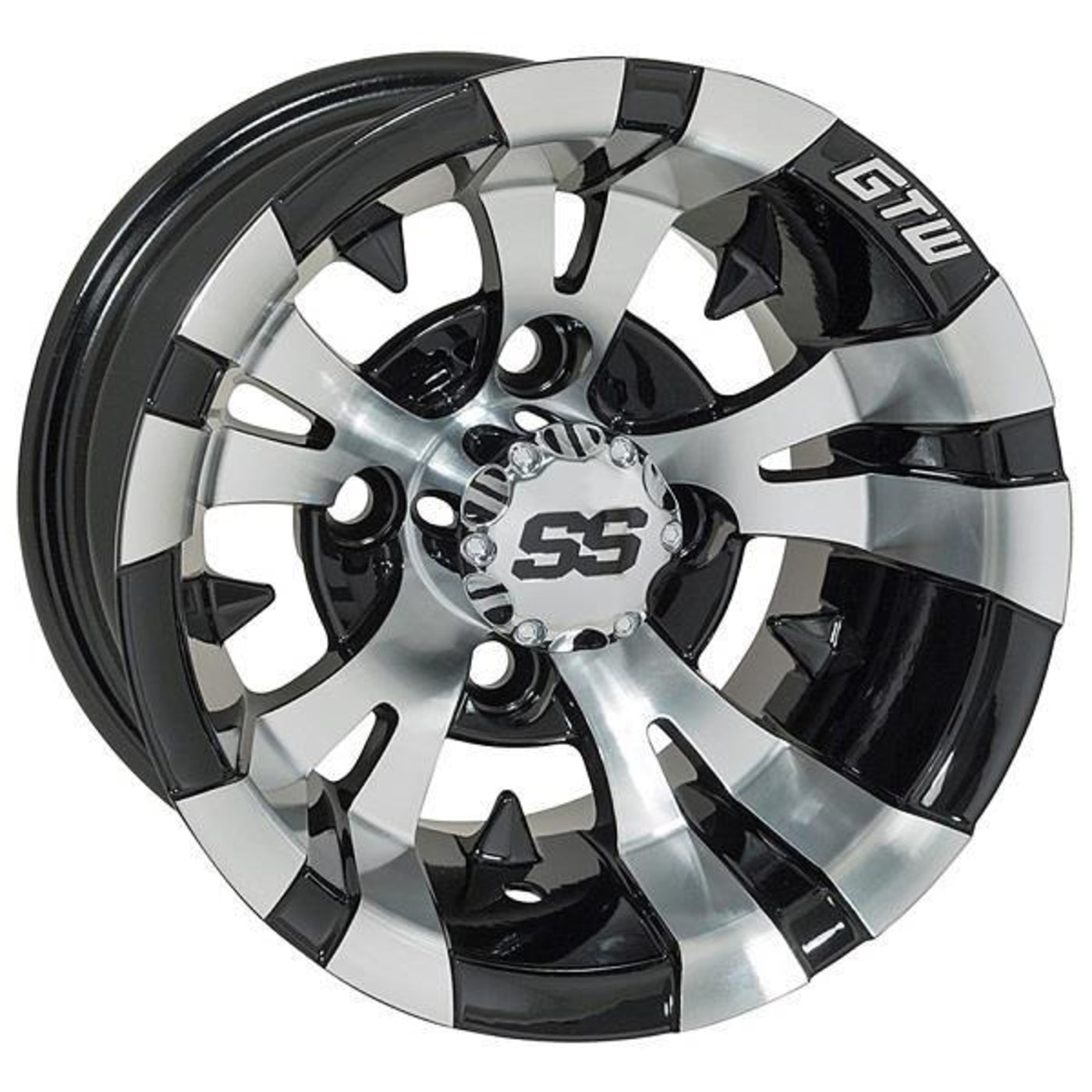 GTW¬Æ Vampire 14x7 Machined & Black Wheel (3:4 Offset)