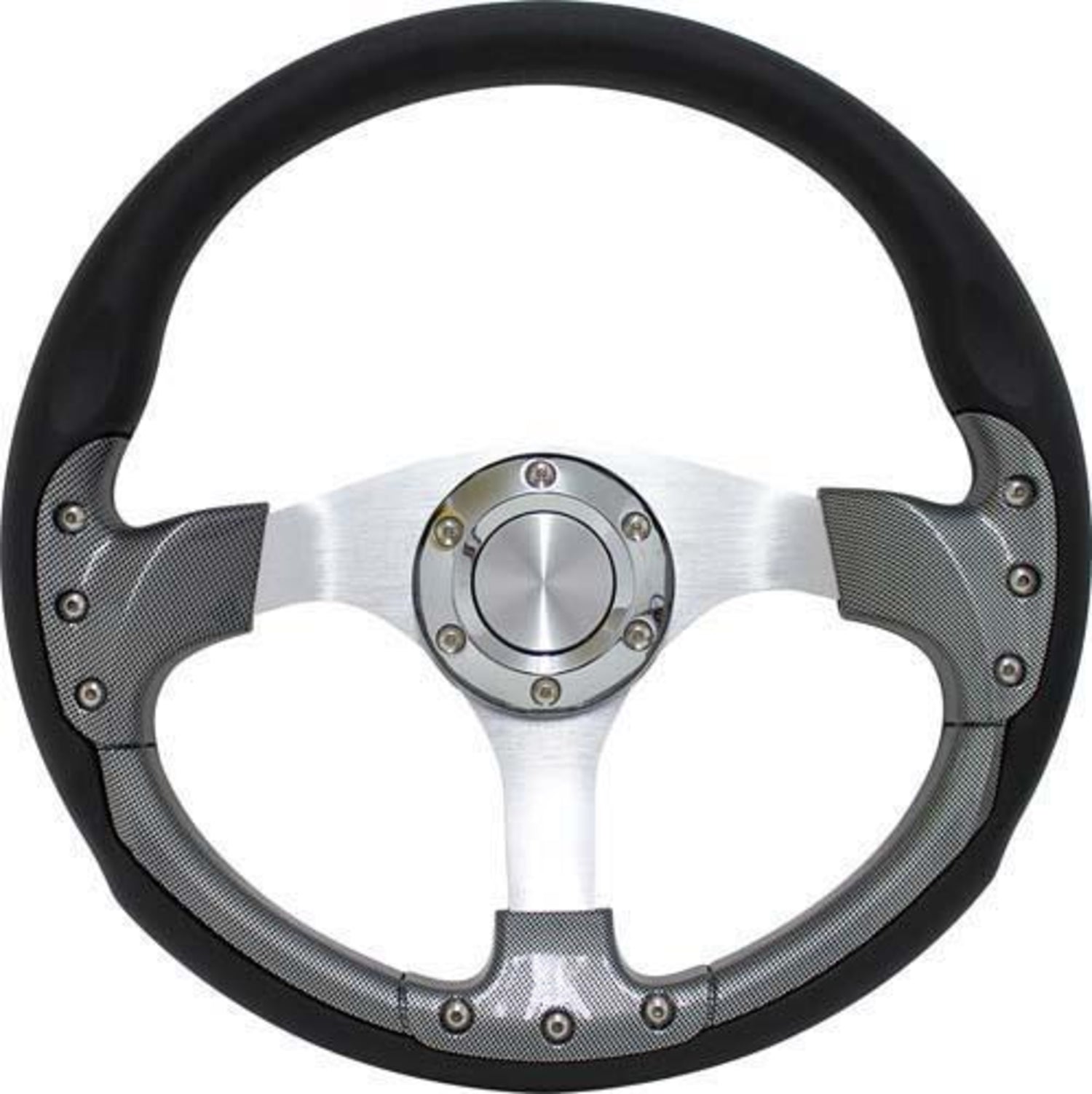 E-Z-GO Pursuit 14" Carbon Fiber Steering Wheel Kit