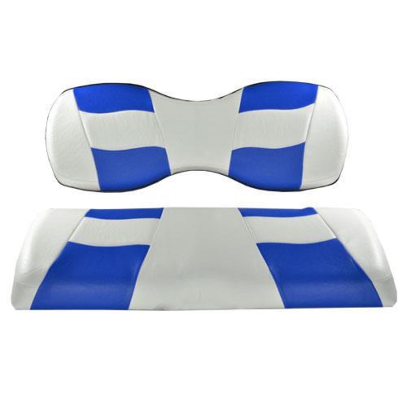 MadJax¬Æ Riptide White/Blue Two-Tone Genesis 150 Rear Seat Covers