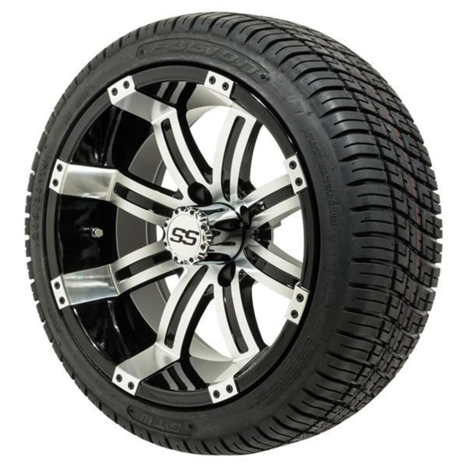 Set of (4) 14 inch GTW¬Æ Tempest Wheels Mounted on Fusion Street Tires