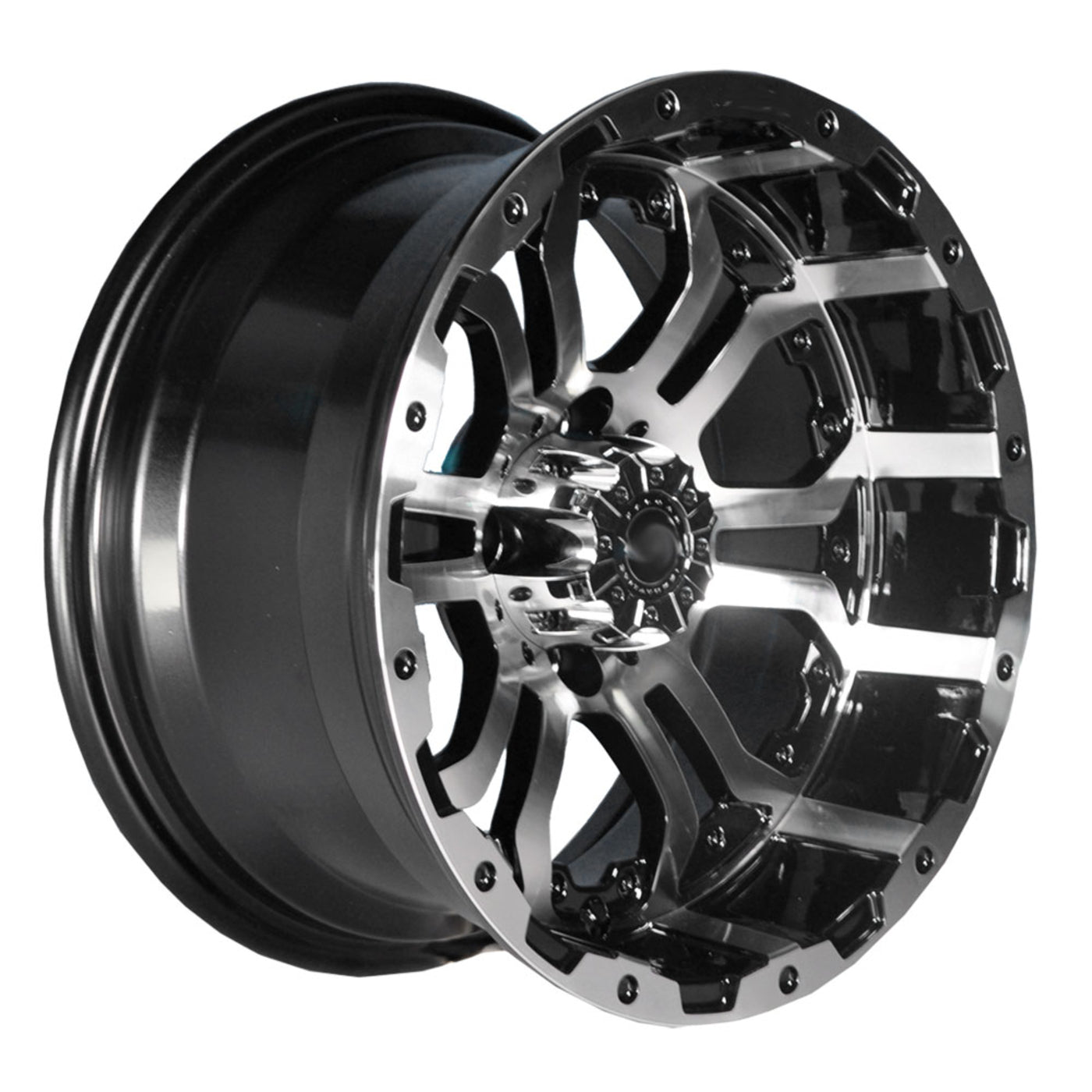 14x7 GTW¬Æ Machined & Black Omega Wheel