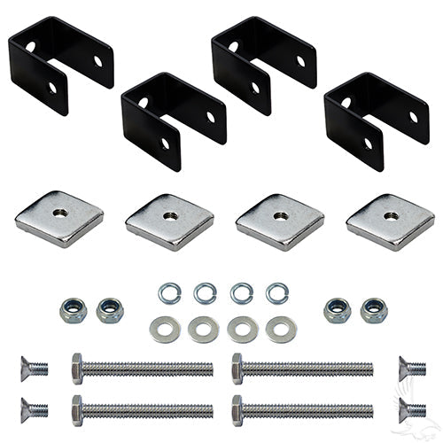 Golf Cart Universal Mounting Bracket and Hardware for Sand Bottle Set ACC-0086