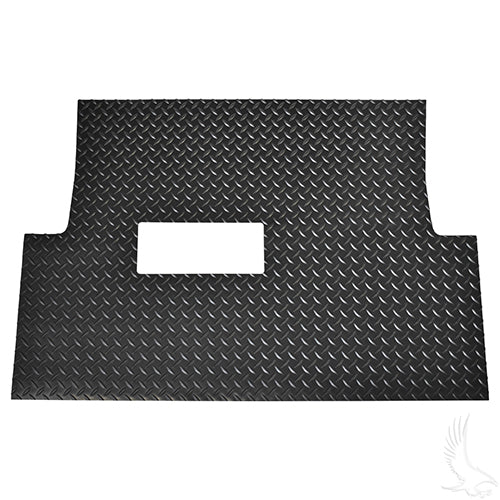 Club Car Precedent Golf Cart Black Diamond Plate Floor Golf Cart Mat