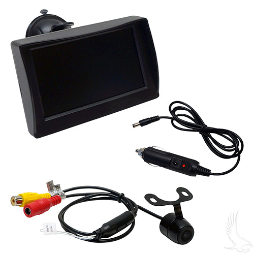 Golf Cart Rearview Camera Package