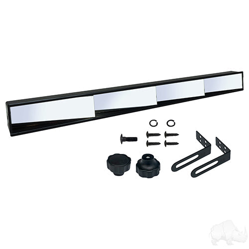 Golf Cart Mirror -4 Panel Rearview -Club Car Gas & Electric 00+