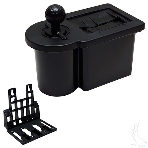 Golf Cart Ball Washer Black -with Mounting Bracket for Club Car Tempo -Precedent