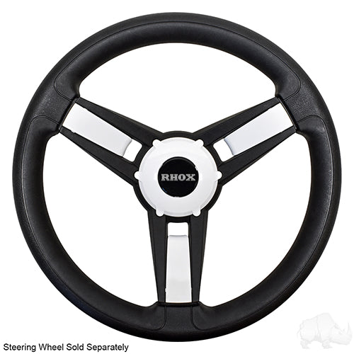 Giazza Golf Cart Steering Wheel Insert Kit -White