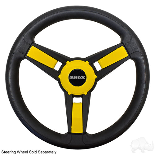 Giazza Golf Cart Steering Wheel Insert Kit -Yellow