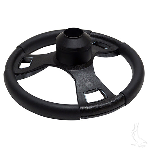 Fontana Golf Cart Steering Wheel -Carbon Fiber -Club Car DS Hub 84+