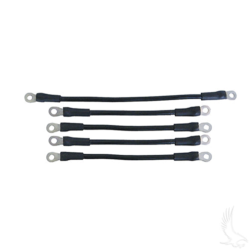 EZGO TXT Battery Cables Set 36 Volt (6V Batteries) | Golf Cart Geeks