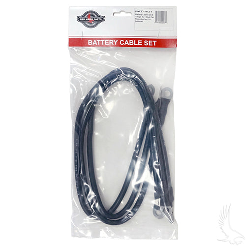 Club Car Precedent Battery Cables Set (12V Batteries)