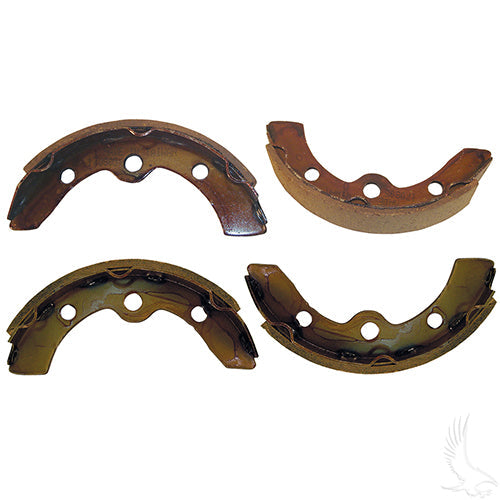 Golf Cart Brake Shoes SET OF 4 E-Z-GO 87-96 09.5+ Club Car DS 95+ Prec Yamaha G1/G2/G8/G9 82-93