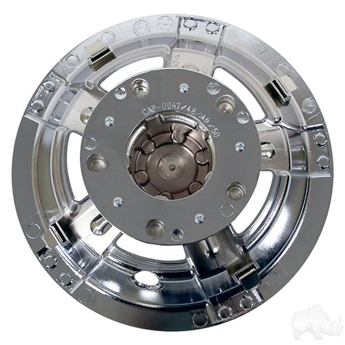 8" RHOX Vegas Chrome Golf Cart Wheel Cover/Hub Cap