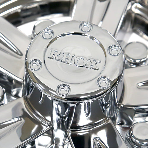 8" RHOX Vegas Chrome Golf Cart Wheel Cover/Hub Cap