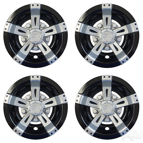 RHOX Golf Cart Wheel Cover - SET OF 4 - 8