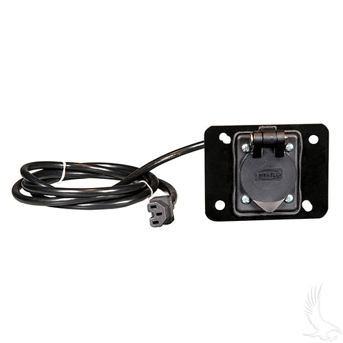 EZGO TXT Golf Cart AC Receptacle