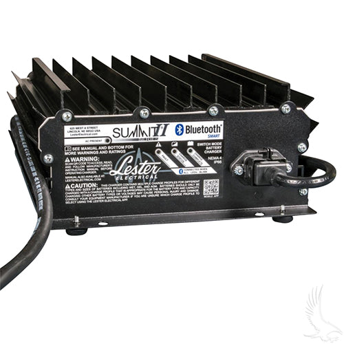 Golf Cart Battery Charger - Lester Summit Series II - 36-48V Auto Ranging Voltage 13-18A - CC Power Drive w/o OBC