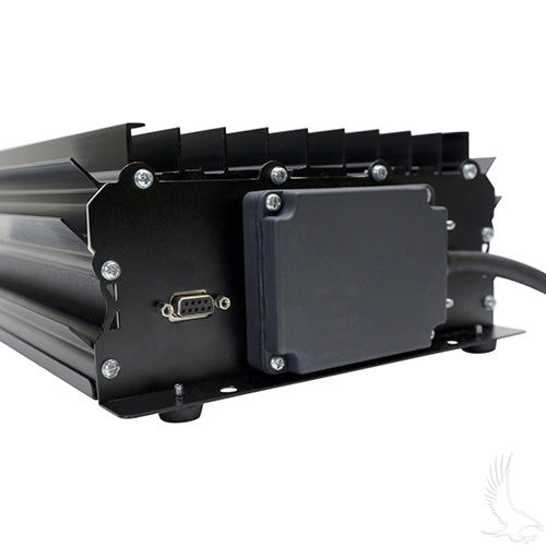 Golf Cart Battery Charger - Lester Summit Series High Frequency - 24V-48V - 22-25A E-Z-Go Industrial Notched DC
