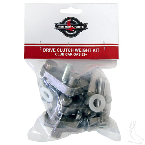 Club Car Golf Cart Drive Clutch Weight Kit (Gas 1992+)