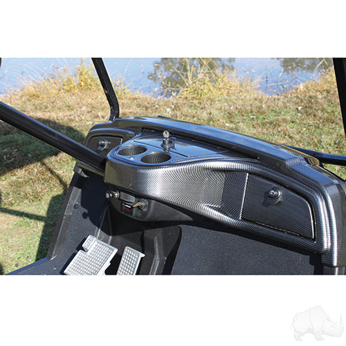 Golf Cart Dash -  Carbon Fiber -  Yamaha Drive