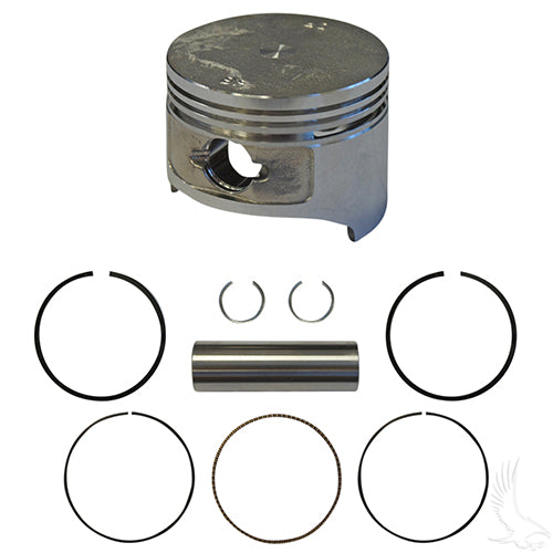 EZGO Golf Cart Piston and Ring Set, .25mm Oversize - 4-Cycle Gas 1993-2008 295cc Only